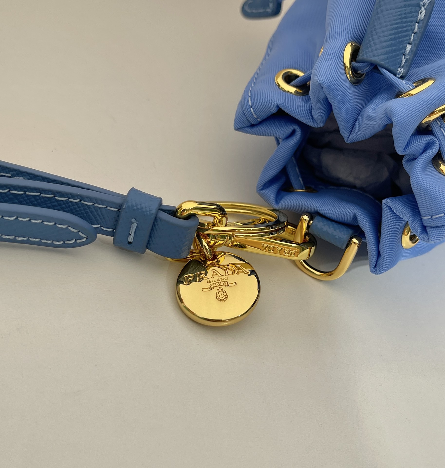 Pra*a 1tt202 re-nylon mini bag-8.5*10.5cm