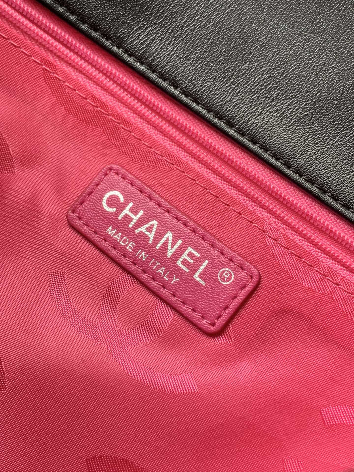 Ch@nel Black Quilted Cambon Ligne Large Flap Tote-33x24x11CM