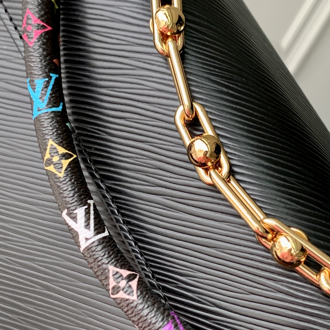 LV x TM Twist MM Slim Epi Leather - Women Bags-M13678-16 x 8 x 23CM