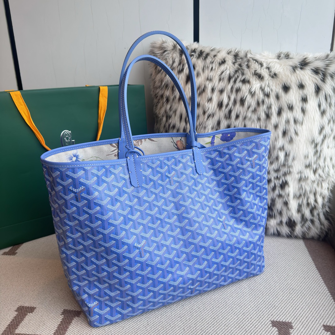 G09ard fuchsia pink reversible st. l0vis tote bag-34x15x28cm