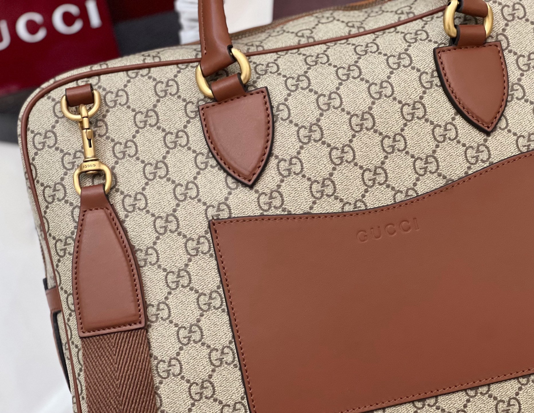 Gvc*1 gg emblem medium briefcase-40*30*6cm