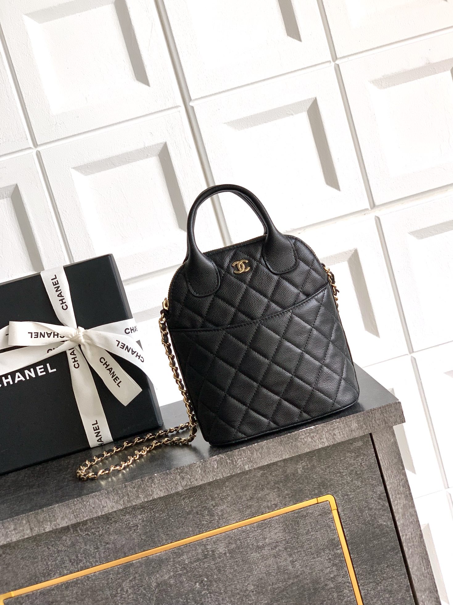 Ch@nel Clutch With Chain-18x17x6CM