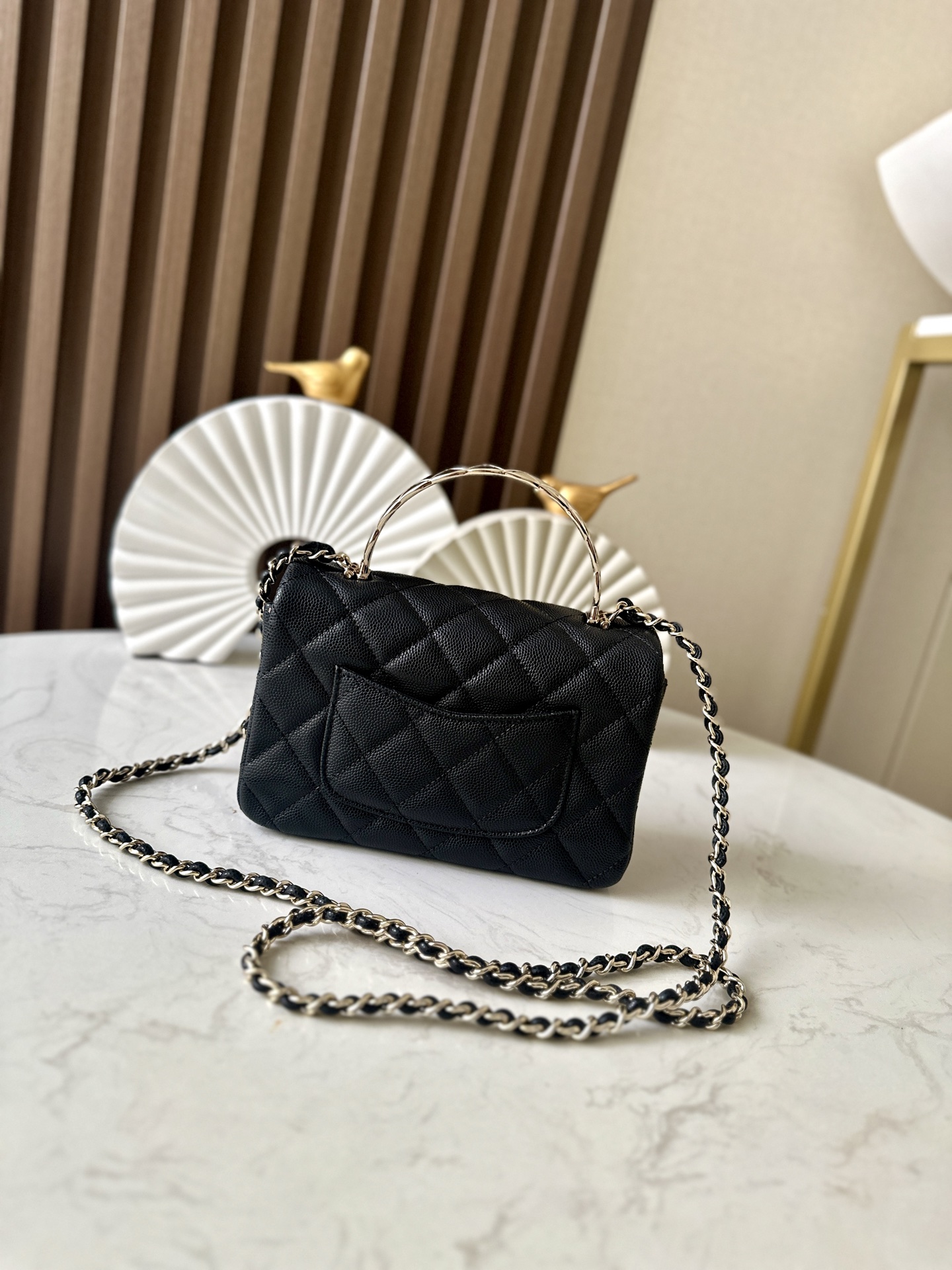 Ch@nel Flap Bag-12*18*6.5*cm