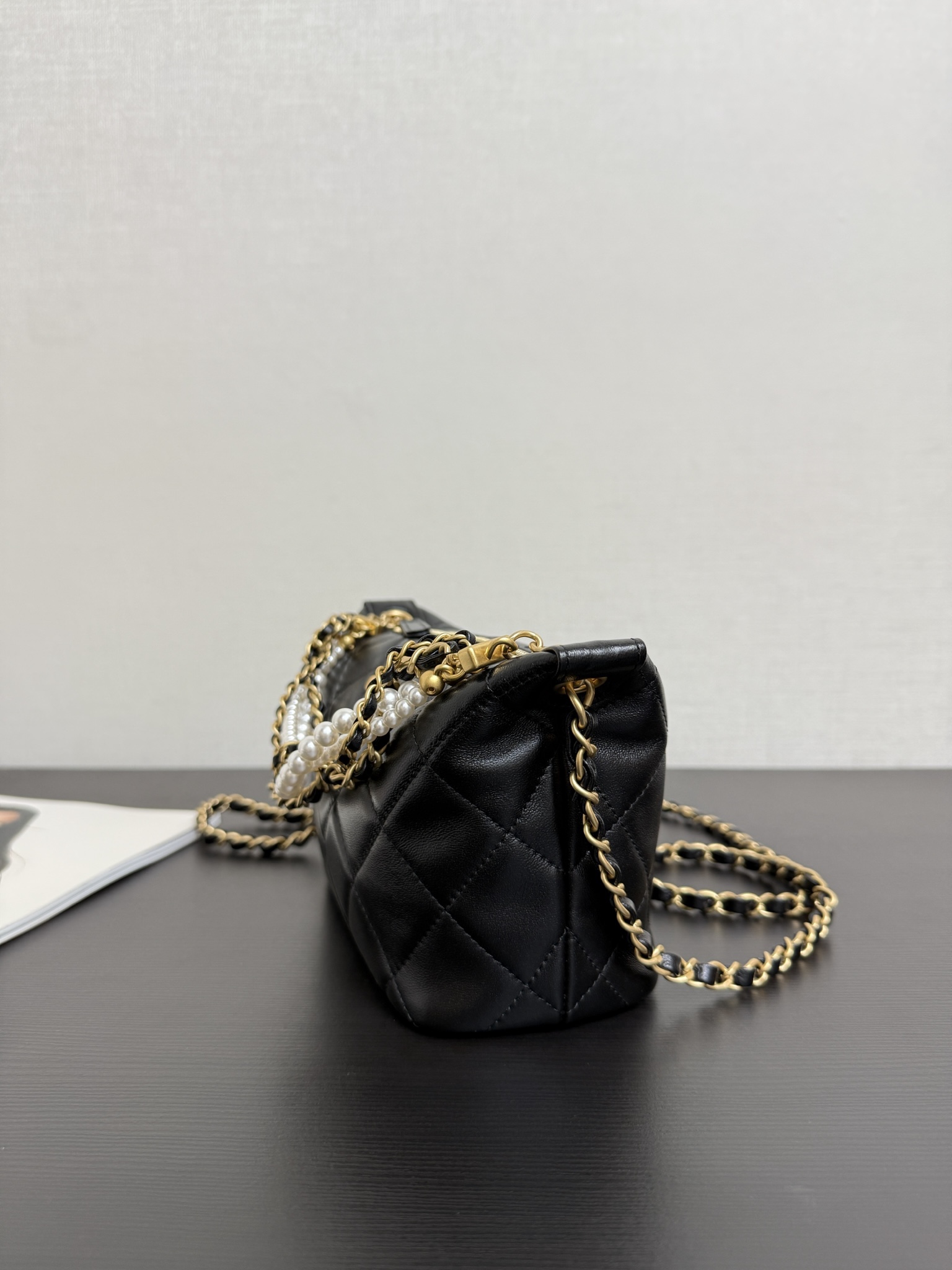 Ch@nel Hobo Handbag-13*23.5CM