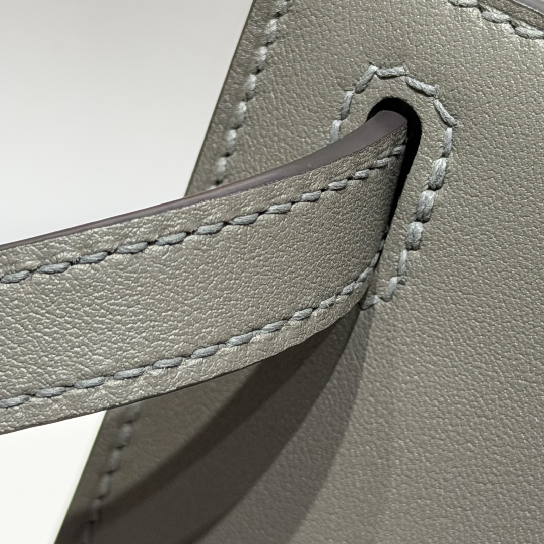 H**me5 Mini Kelly Pochette-Swift -22CM