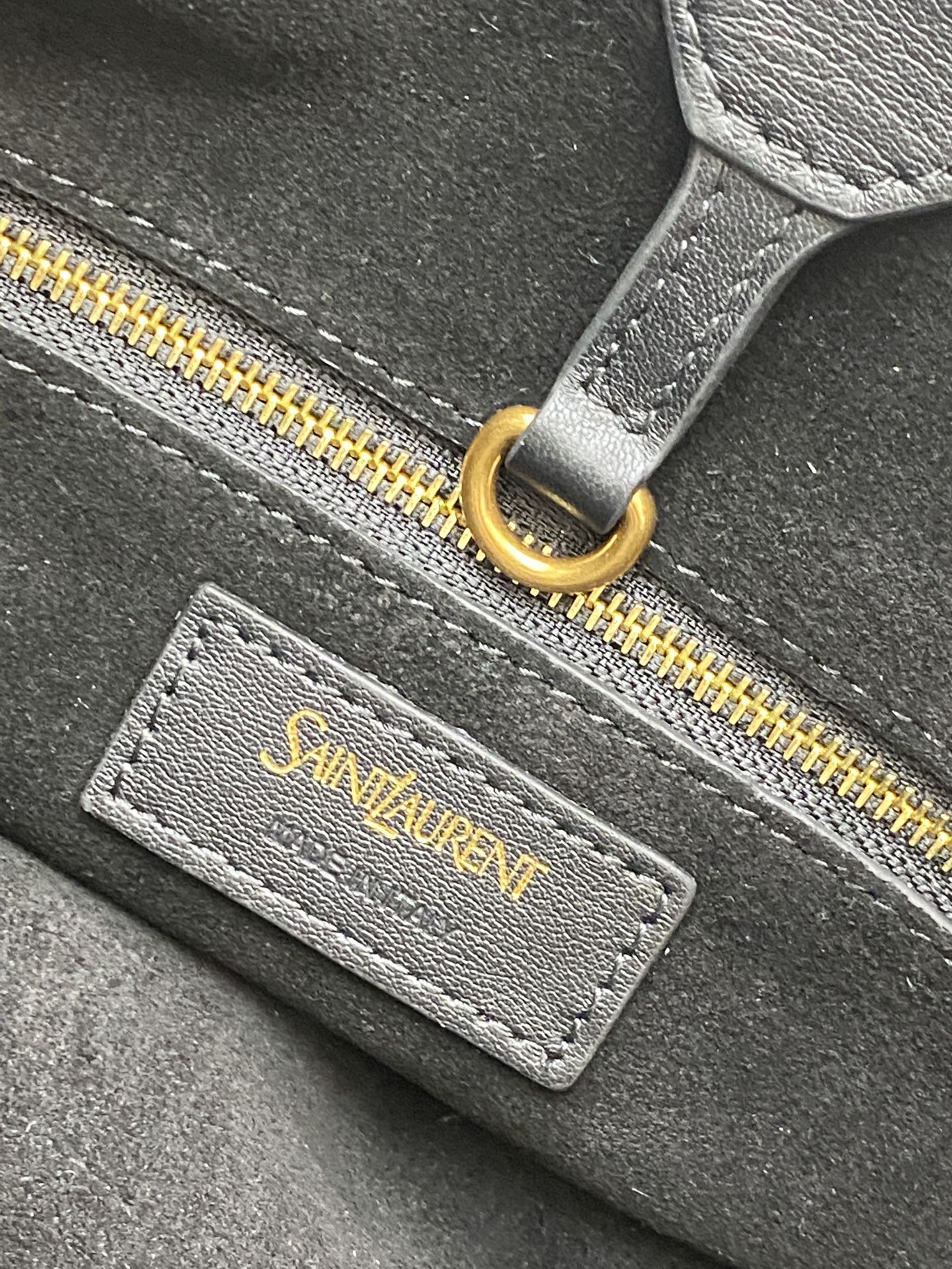 Sa1nt Lau*nt Santorini Lux Calfskin Y Drawstring Tote-26/50×15×34CM