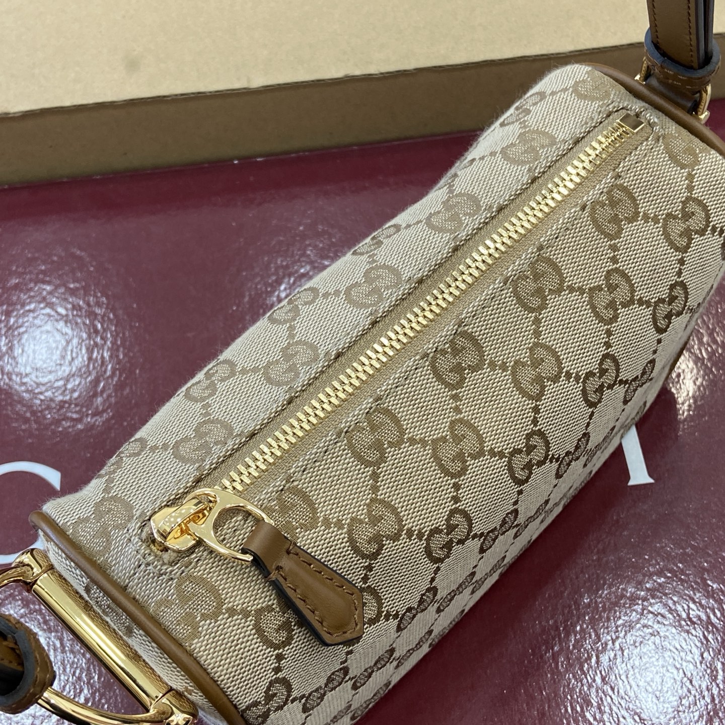 Gvc*1 Half Horsebit Mini Shoulder Bag-19*19.5*9CM
