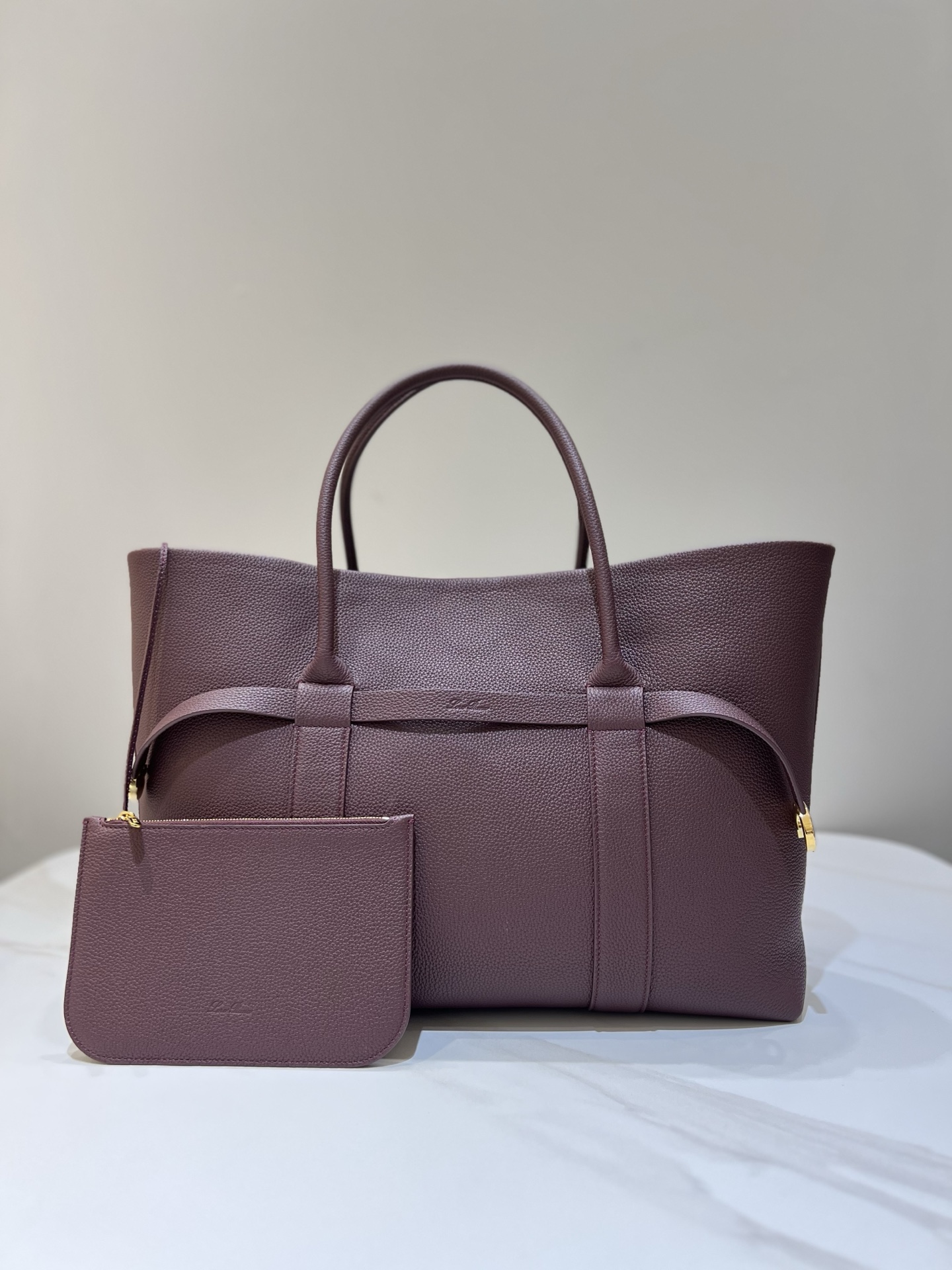 L0r0 P1ana Ghiera Shopper Bag-40*26*18CM