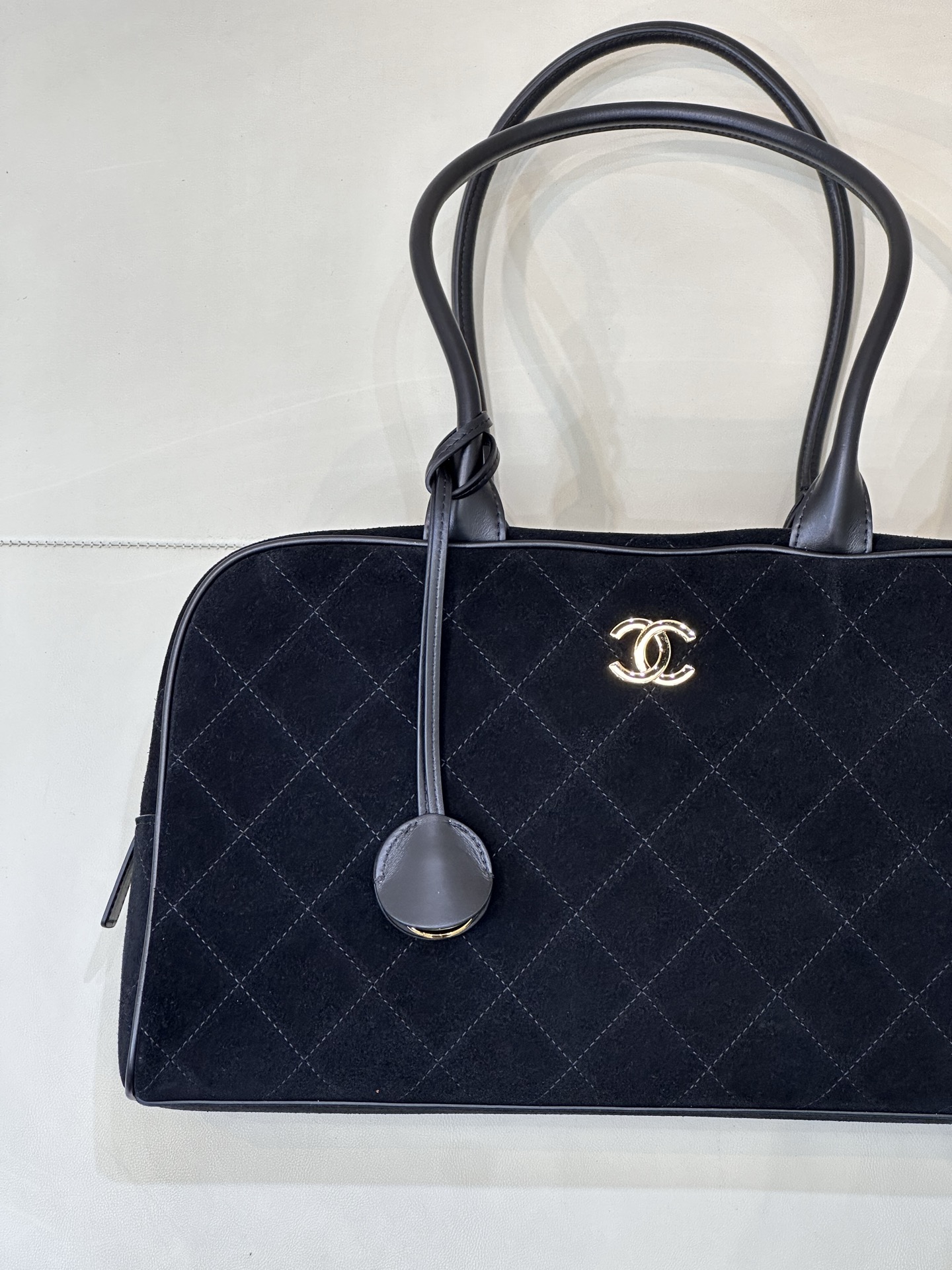 Ch@nel Bowling Bag-19*35.5*12.5CM