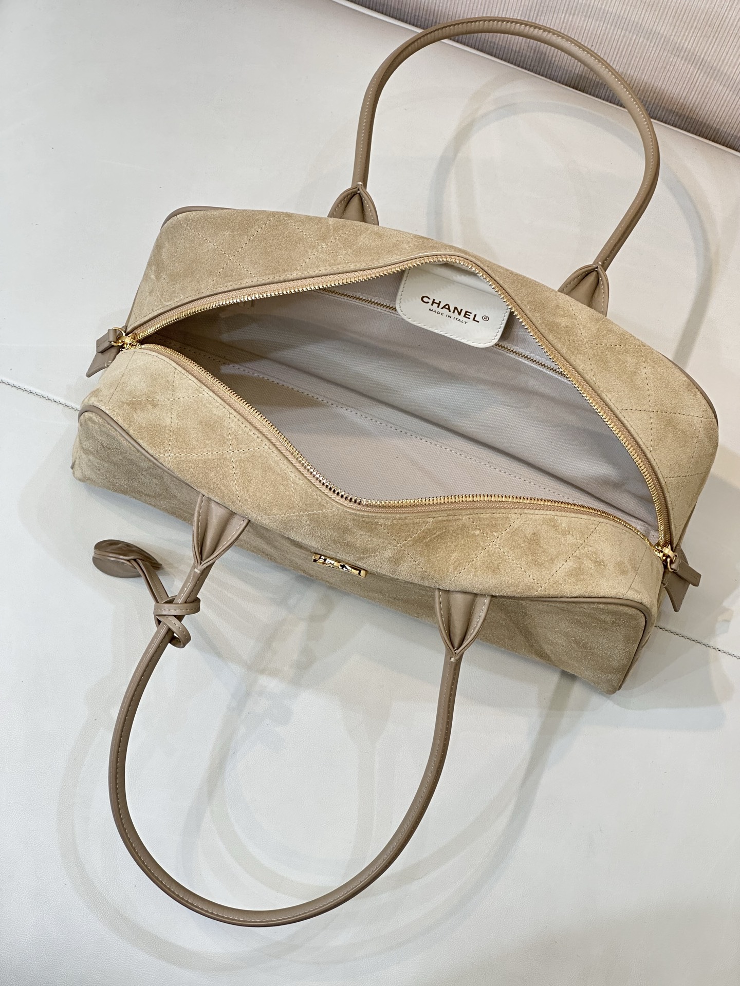 Ch@nel Bowling Bag-19*35.5*12.5CM