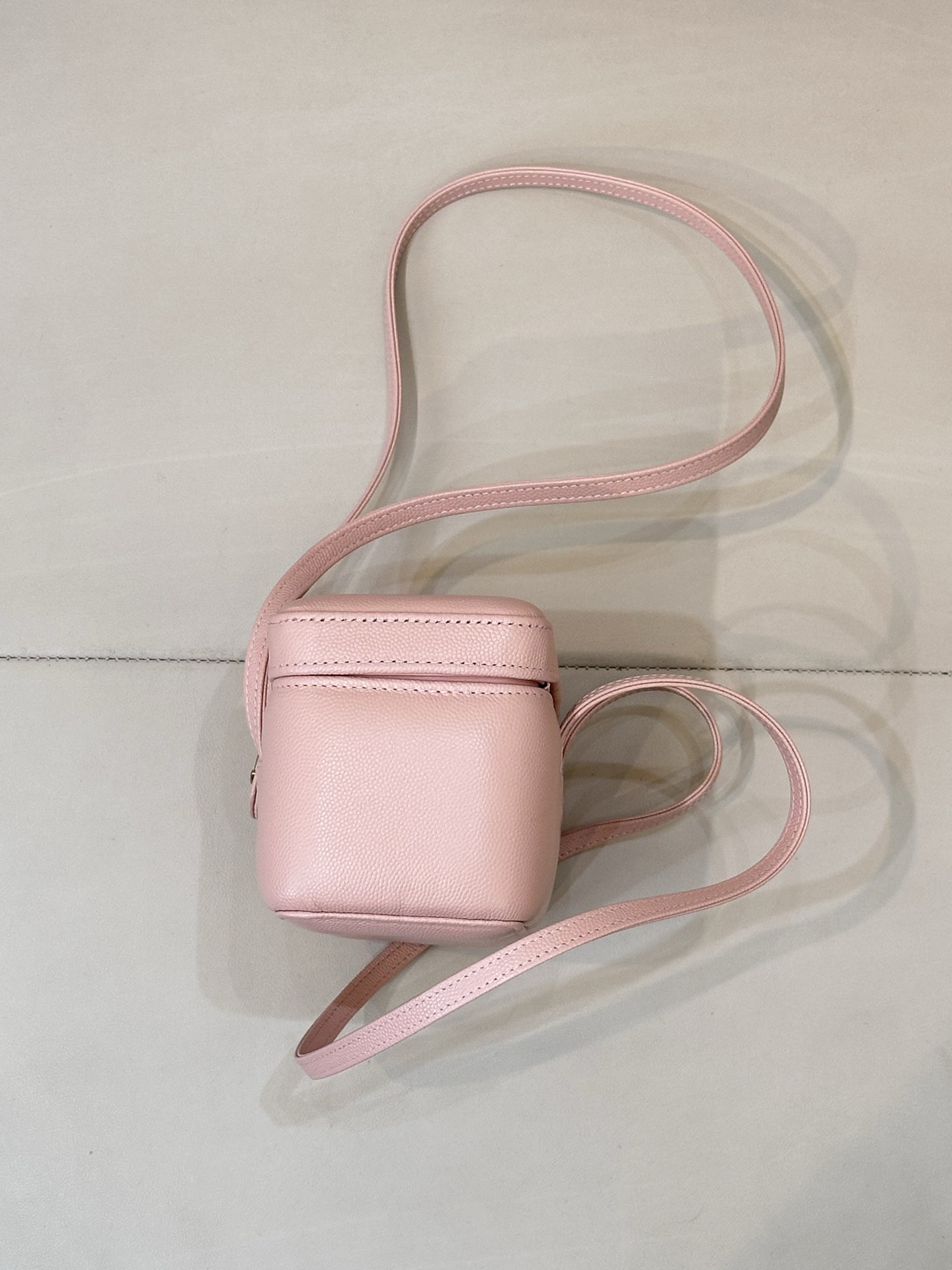 Ch@nel Long Vanity With Leather Strap-19CM