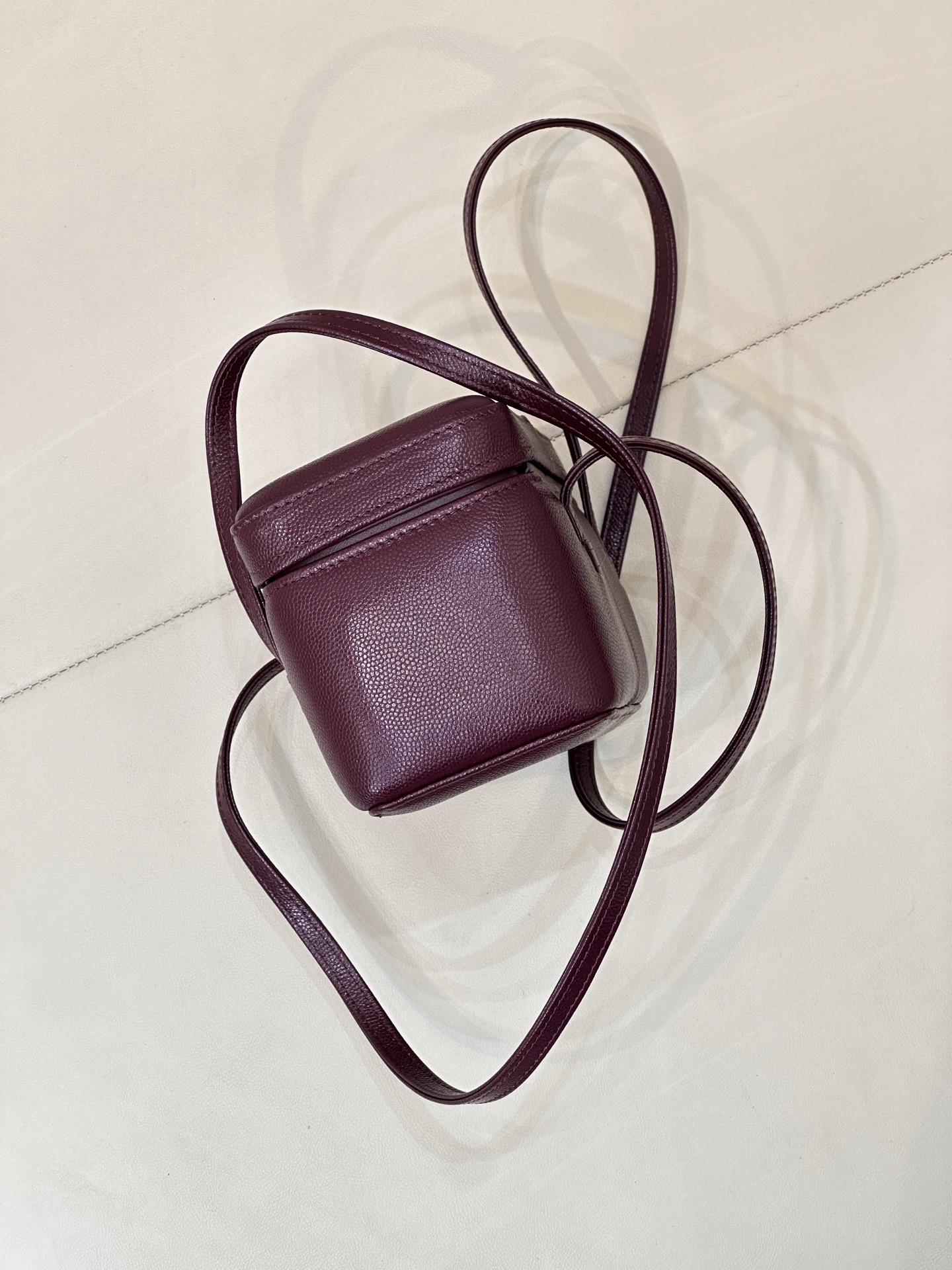 Ch@nel Long Vanity With Leather Strap-19CM
