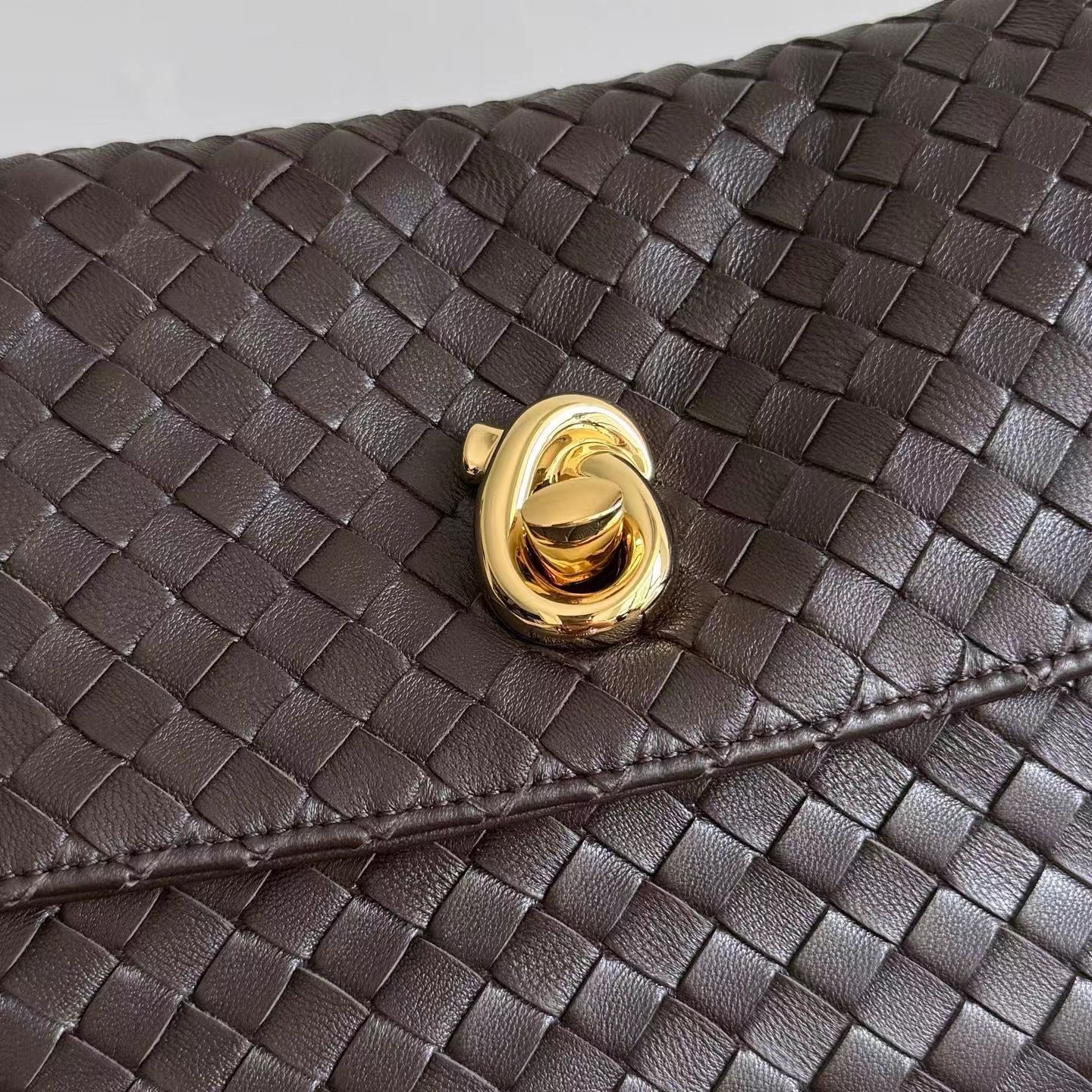 B0tt*ga Ven*ta Madison Intrecciato Leather Shoulder Bag-27*16*6CM