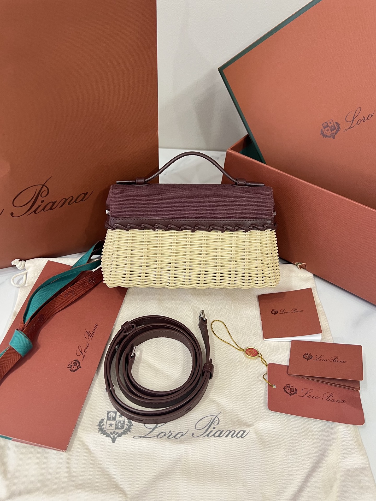 L0r0 P1ana Extra pocket L19 Bag-19*7*12CM