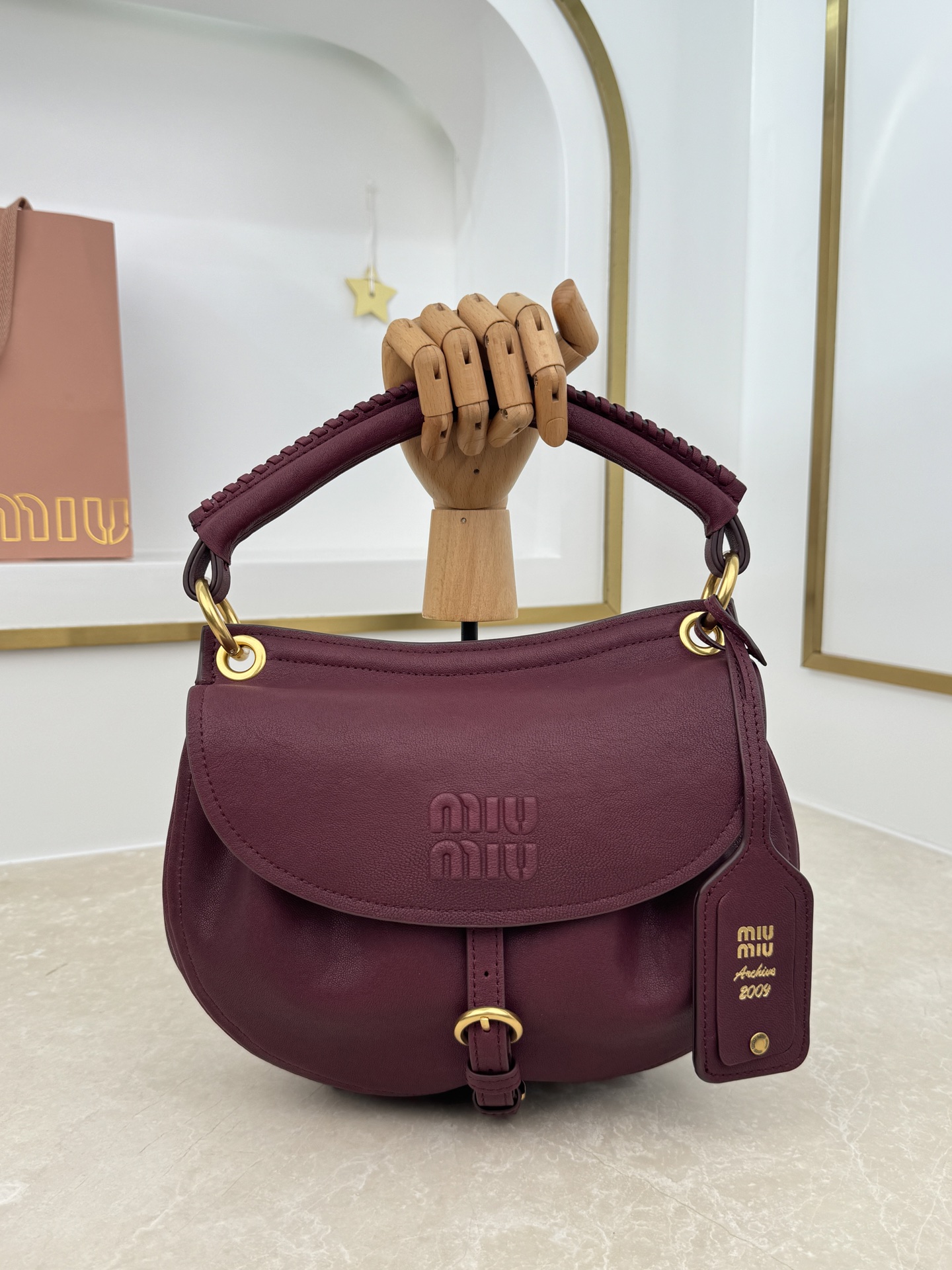 M1um1u Rendez-vous Bag 5BC221-26*19*8CM