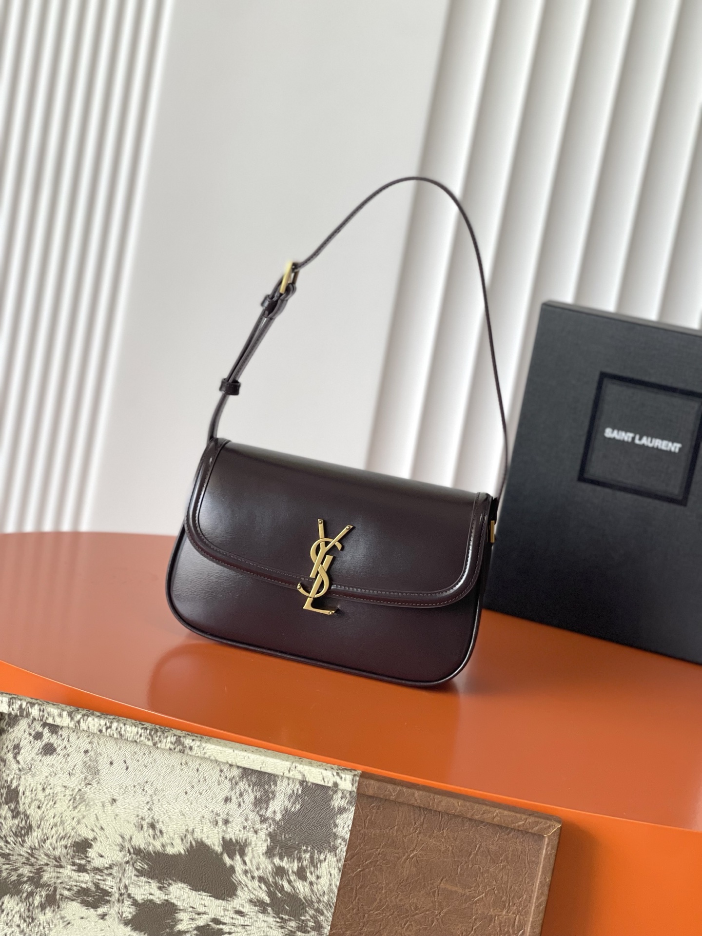 YS L Solferino LeatherBag-24.5x15x8.5CM