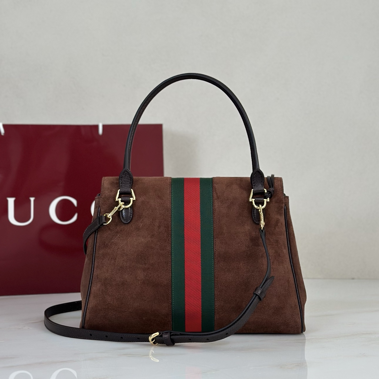 Gv*c* Paparazzo Medium Top Handle Bag -32*24*17CM