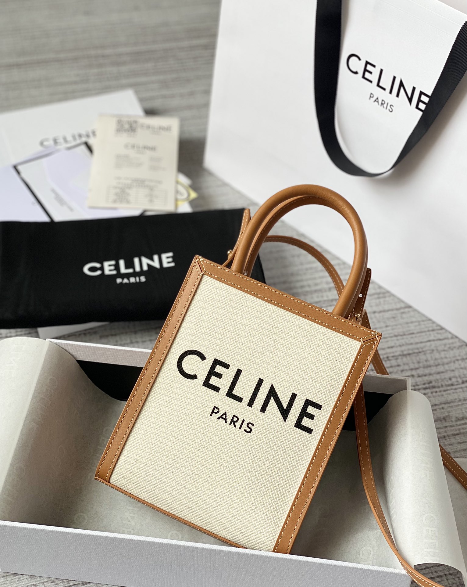 Celin Triomphe Tote-17*21*4CM